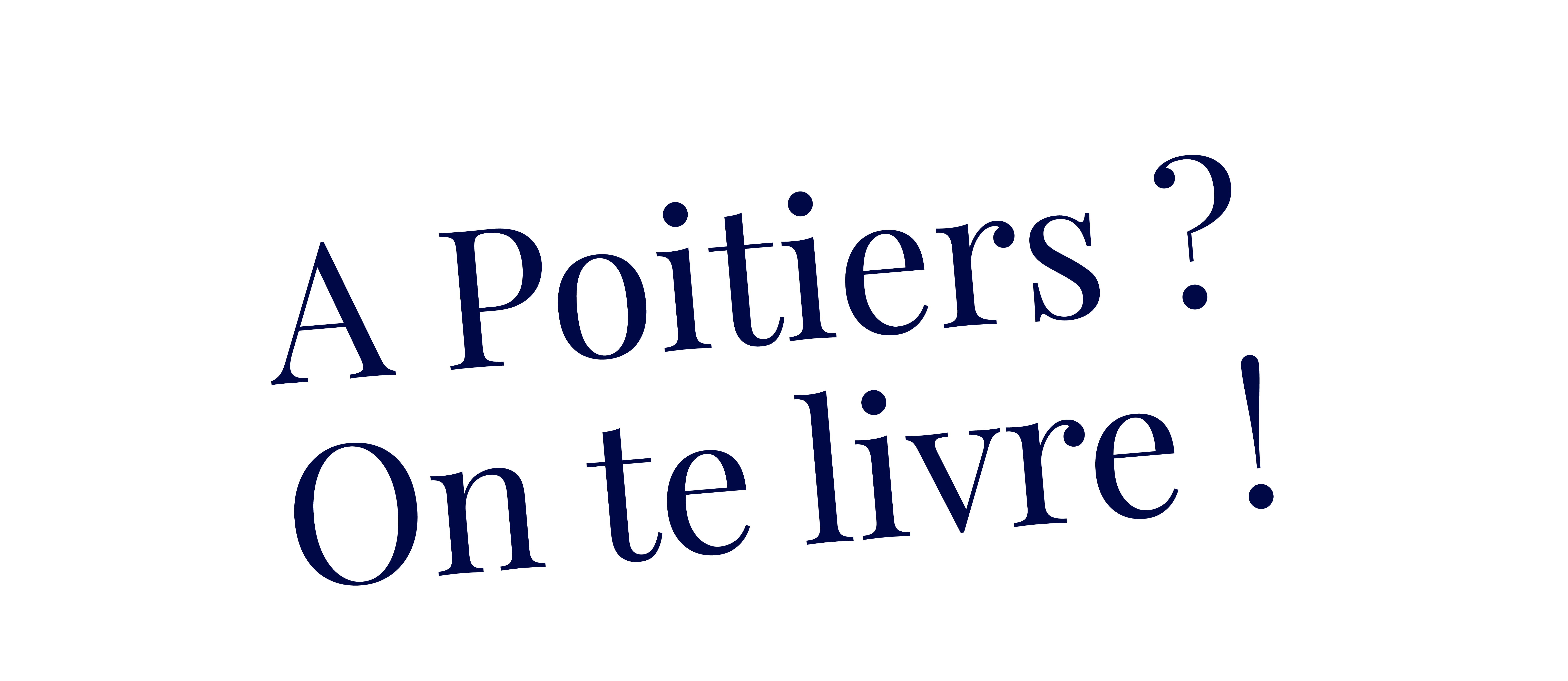 T'es à poitiers ? On te livre !